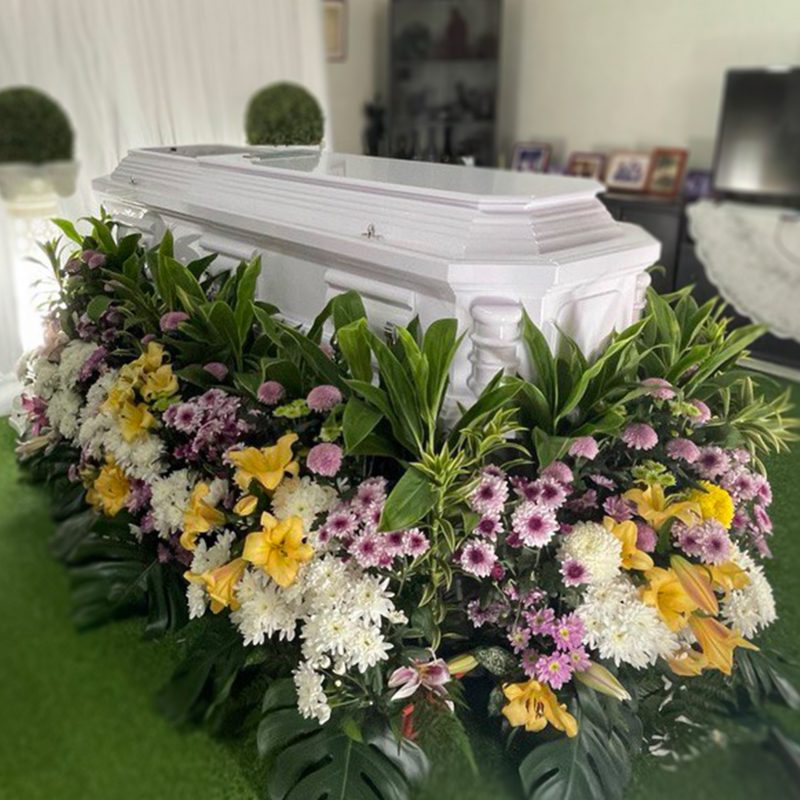 Classic Casket Surround Flowers