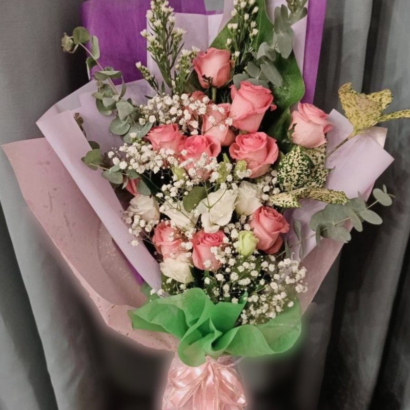 Pink Rose Bouquet